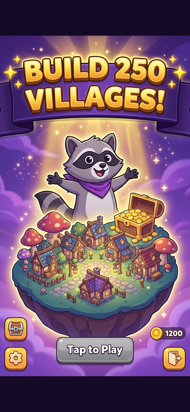 Build your village across 250 worlds